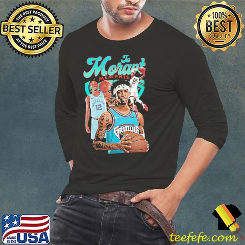 Ja Morant American professional basketball Retro Bootleg Long Sleeve Tee