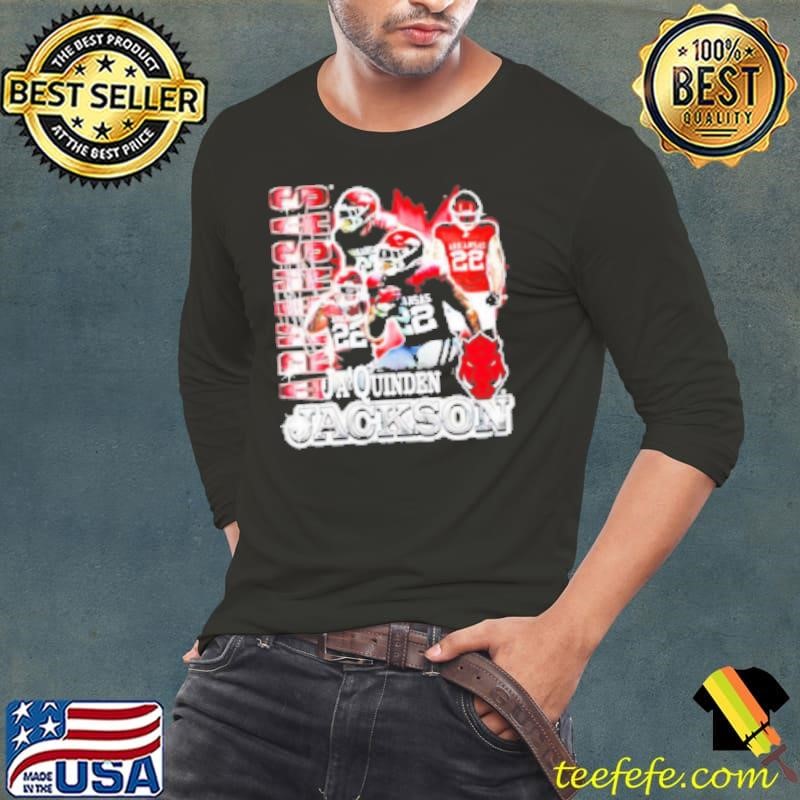 Ja'Quinden Jackson Arkansas Razorbacks Graphic Shirt