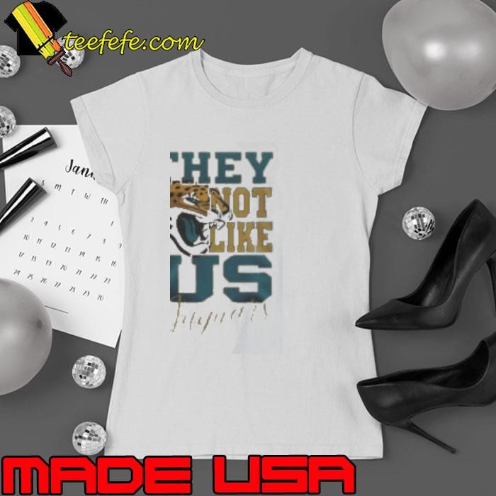 Jacksonville Jaguars They Not Like Us Jaguars Ladies tee