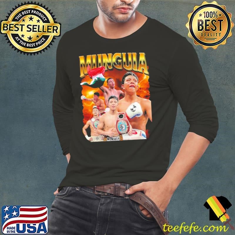 Jaime Munguia Mexican professional boxer Retro Collage Long Sleeve Tee