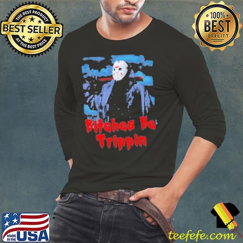 Jason Voorhees Be Trippin Halloween Long Sleeve Tee