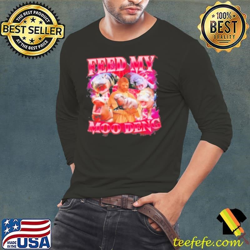 Jesus feed my Moo Deng Long Sleeve Tee