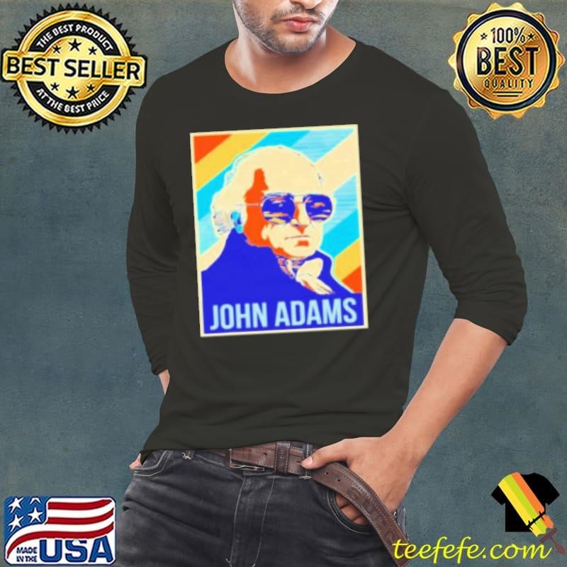 John Adams president retro patriotic retro Long Sleeve Tee