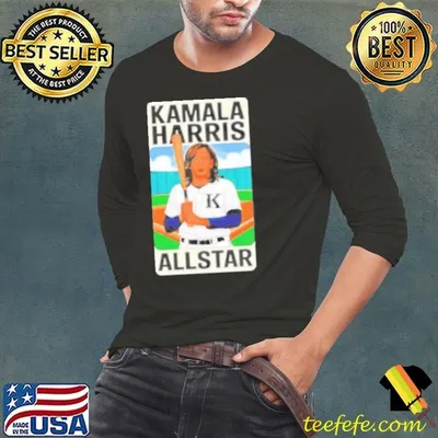 Kamala Harris Allstar baseball card Shirt