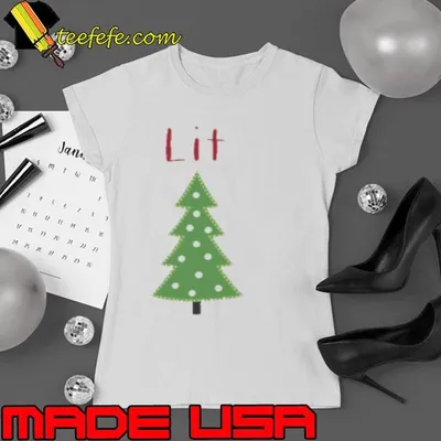 Lit Christmas Tree Teacher Shirt