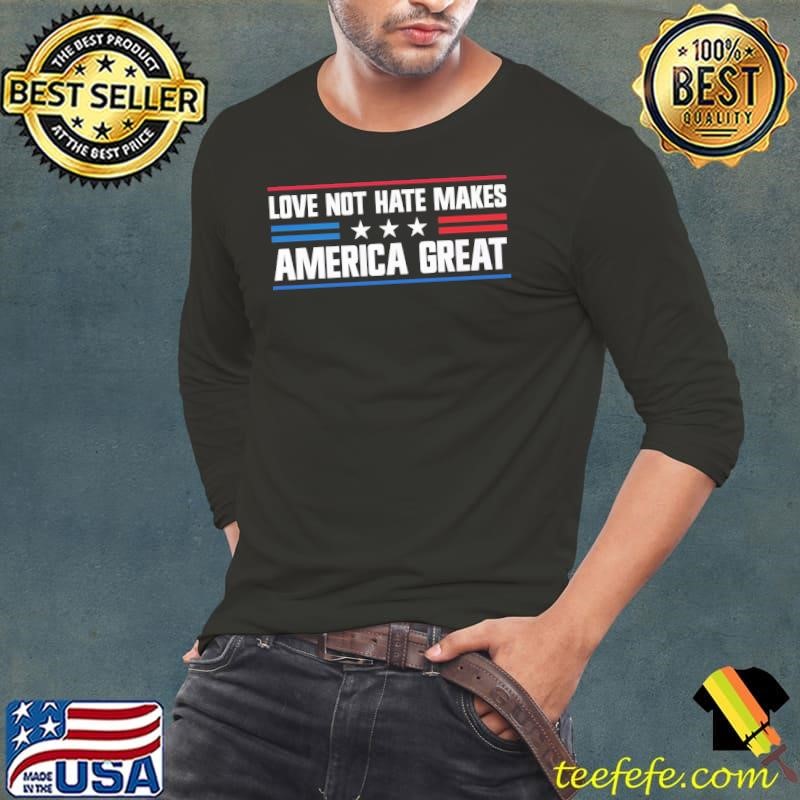 Love Not Hate Makes America Great Stars Vote 2024 T-Shirt