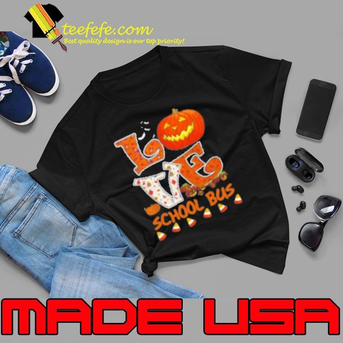 Love School Bus Halloween Unisex Love School Bus Halloween Unisex