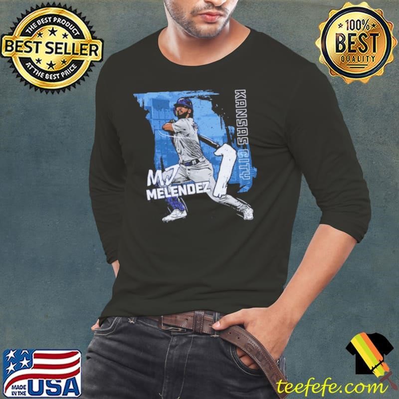 MJ Melendez American baseball left fielder and catcher Kansas City State Long Sleeve Tee