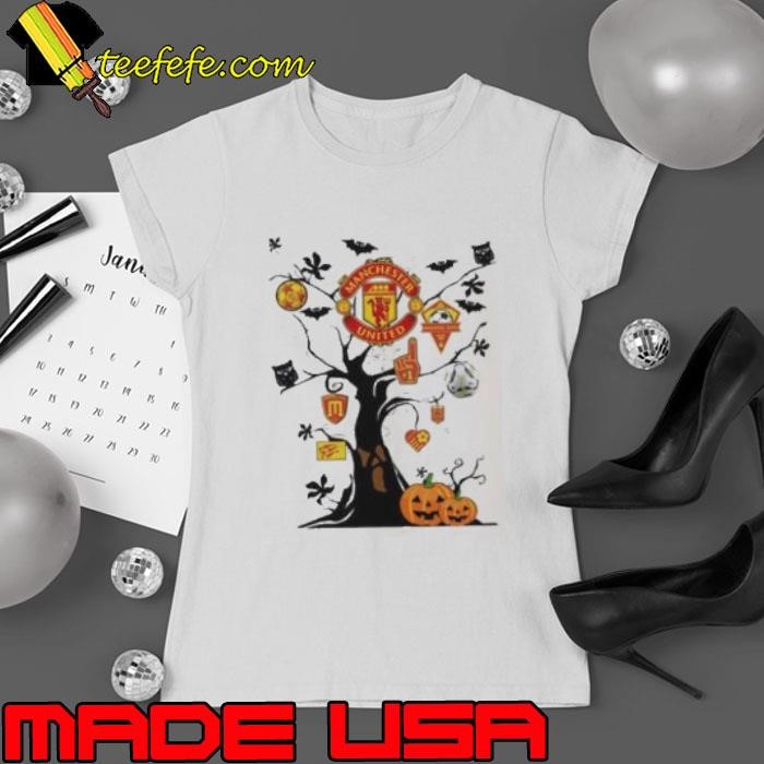 Manchester United Halloween Hanging Tree Spooky Ladies tee