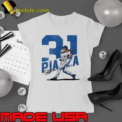 Mike Piazza American former baseball catcher New York M Swing T-Shirt