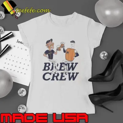 Milwaukee Brewers drinking mascot shirt
