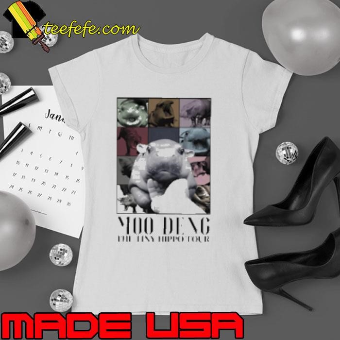 Moo Deng The Tiny Hippo Tour Ladies tee