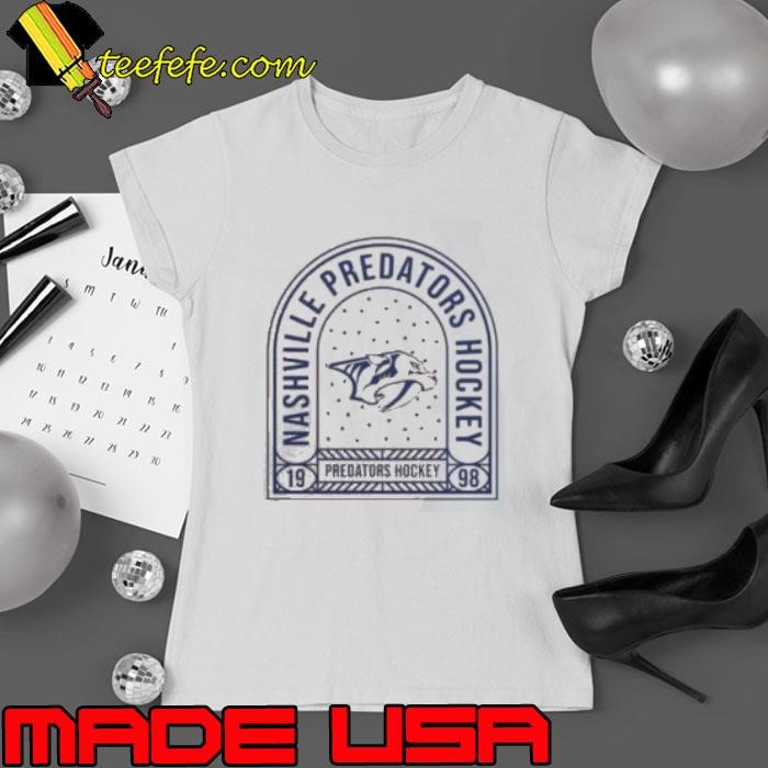 Nashville Predators Uphill Stained Glass Shirt