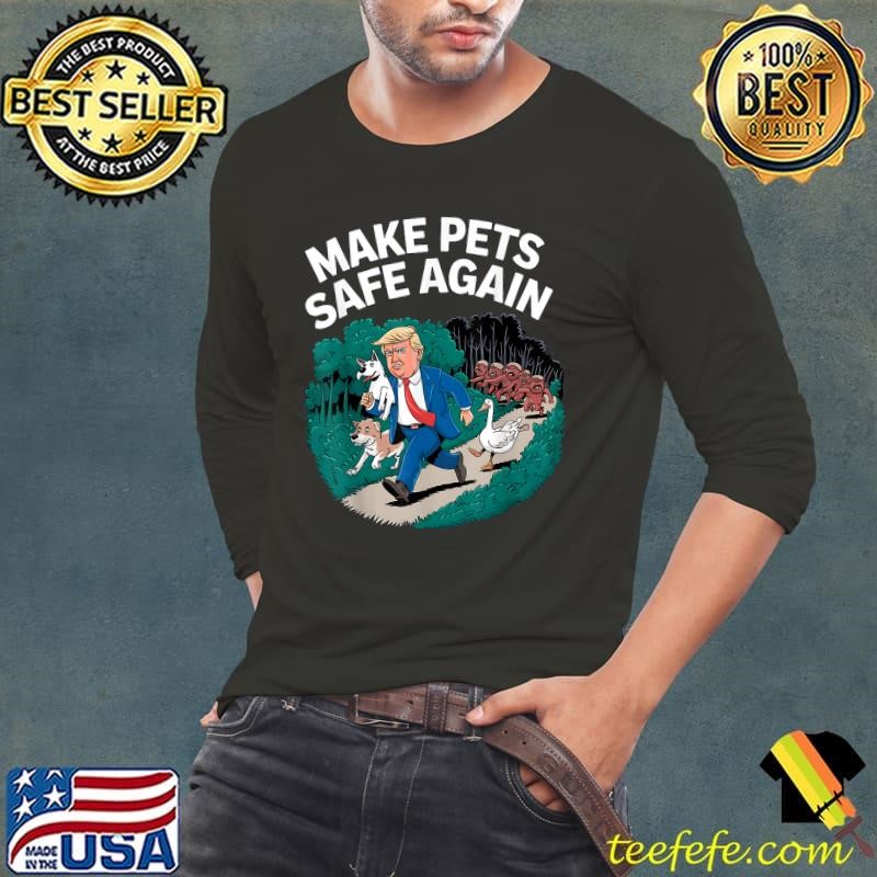 Ohio Cats Dogs Goose 2024 Debate Make Pets Safe Again T-Shirt