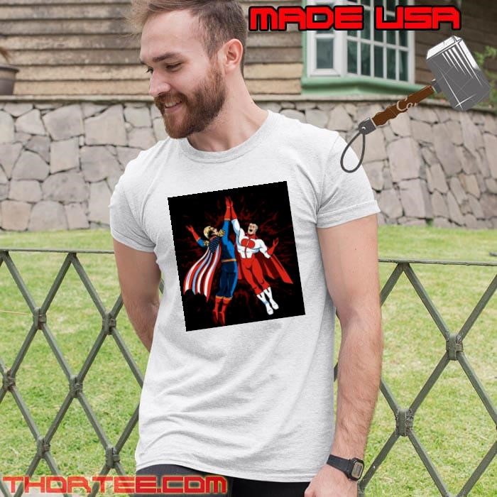 Omni Man And Homelander Highfive Unisex
