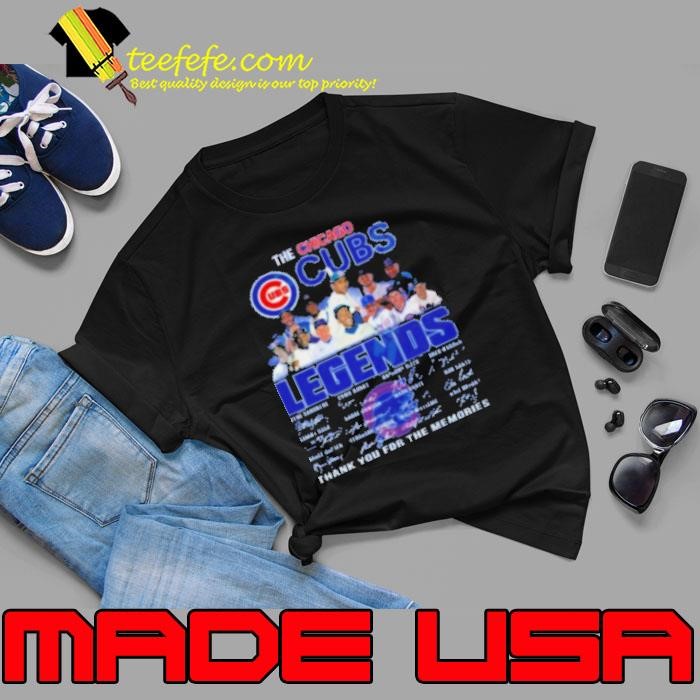 Original The Chicago Cubs Walking Abbey Road Legends Thank You For The Memories Signatures Unisex