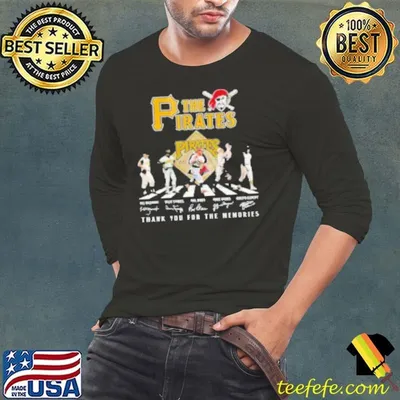 Original The Pirates 1882 2024 Walking Abbey Road Thank You For The Memories Signatures Shirt