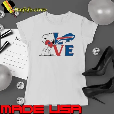 Peanuts Snoopy Love Buffalo Bills Shirt