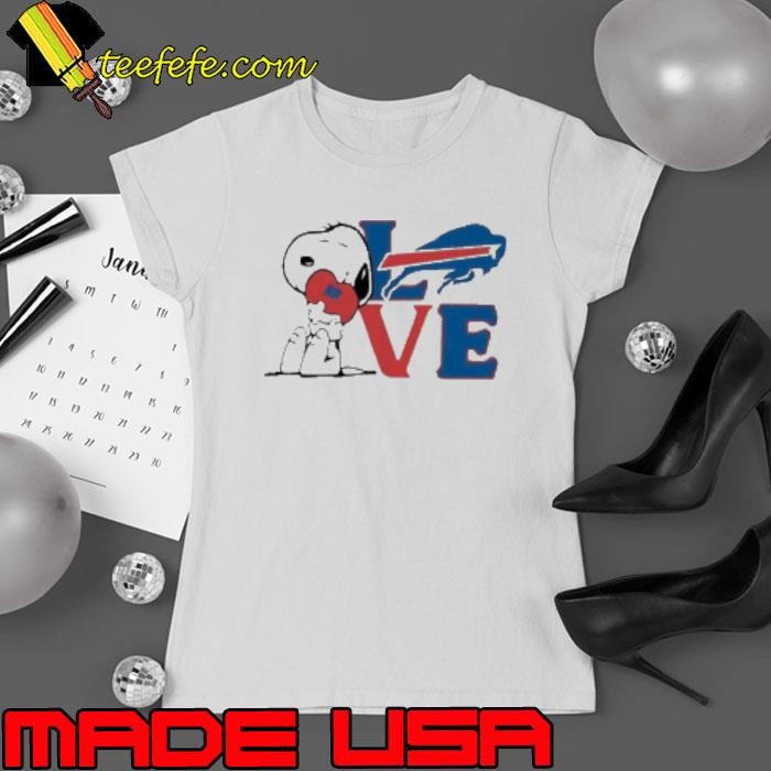 Peanuts Snoopy Love Buffalo Bills Shirt
