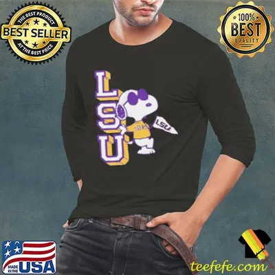 Peanuts x LSU Tigers Joe Cool shirt