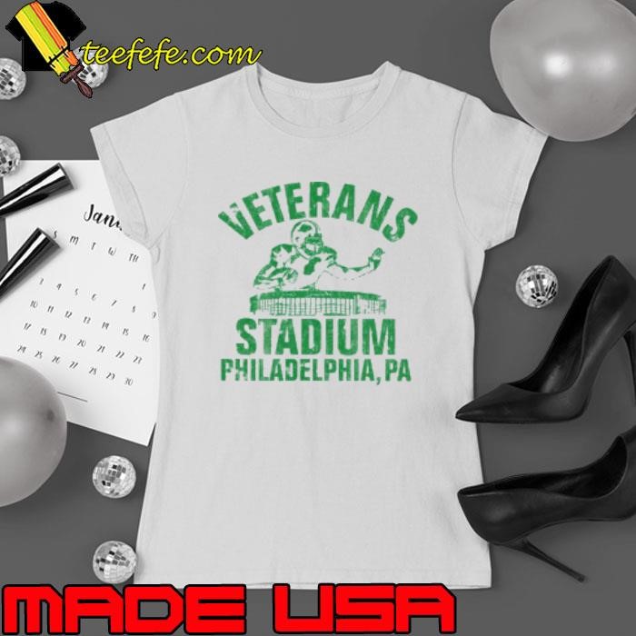 Philadelphia Eagles Veterans Stadium Football Ladies tee