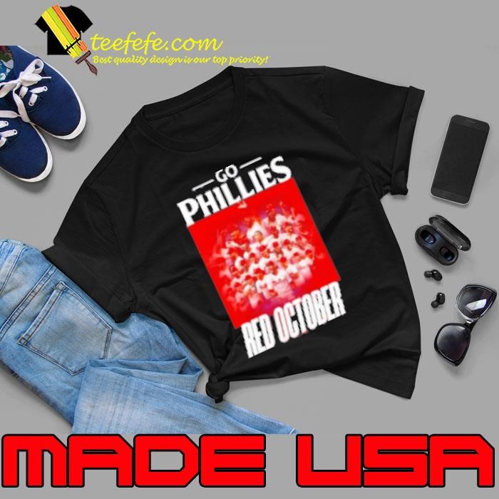 Philadelphia Phillies Go Phillies Red October NL East Division Champions Graphic Unisex