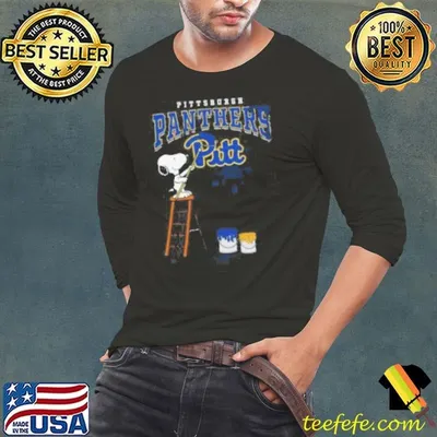 Pittsburgh Panthers Snoopy Painting Shirt