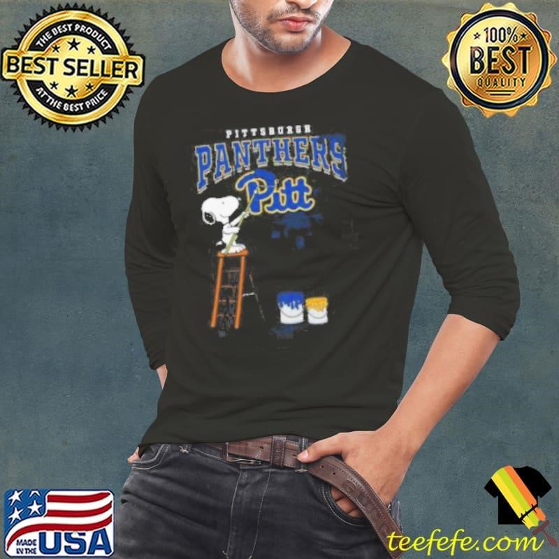 Pittsburgh Panthers Snoopy Painting Shirt