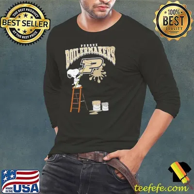 Purdue Boilermakers Snoopy Painting Shirt