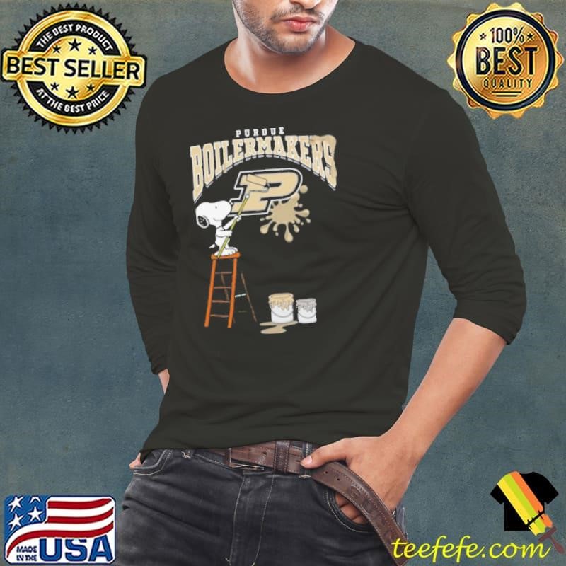 Purdue Boilermakers Snoopy Painting Shirt