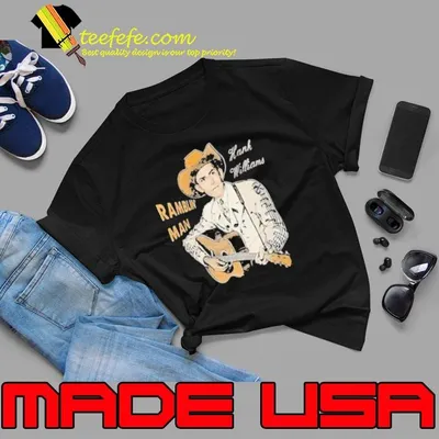 Ramblin man hank williams country music shirt