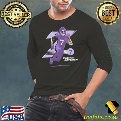 Rashod Bateman Baltimore Fast Type American football wide receiver T-Shirt