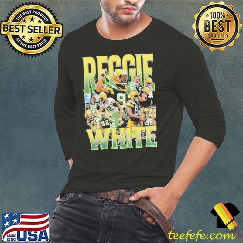 Reggie White American professional football defensive end Green Bay Retro Bootleg T-Shirt