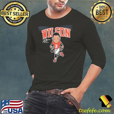 Russell Wilson American football quarterback Denver Toon Shirt