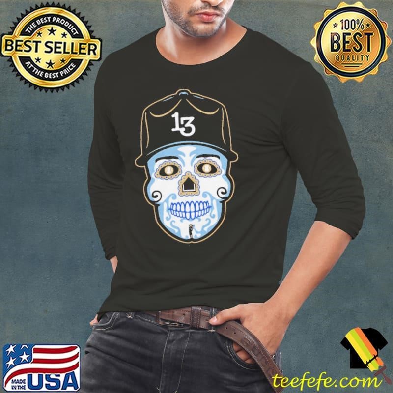 Salvador Perez Venezuelan-American baseball catcher Sugar Skull Long Sleeve Tee