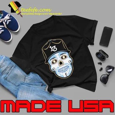 Salvador Perez Venezuelan-American baseball catcher Sugar Skull T-Shirt