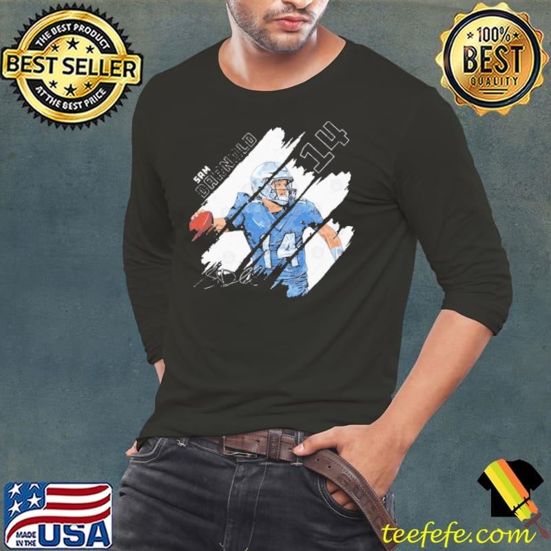Sam Darnold Carolina Stripes American football quarterback T-Shirt