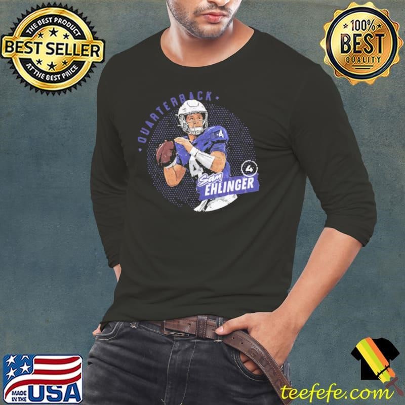 Sam Ehlinger Indianapolis Dots American football quarterback T-Shirt