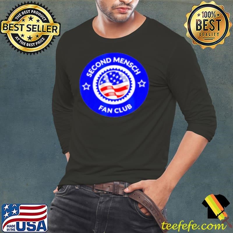 Second Mensch Fan Club USA Flag Logo Long Sleeve Tee