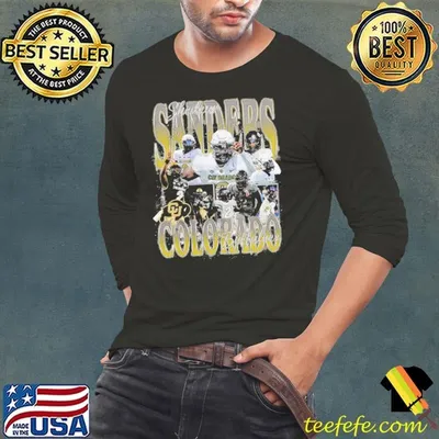Shadeur Sanders American football quarterback Colorado Buffaloes Bootleg T-Shirt