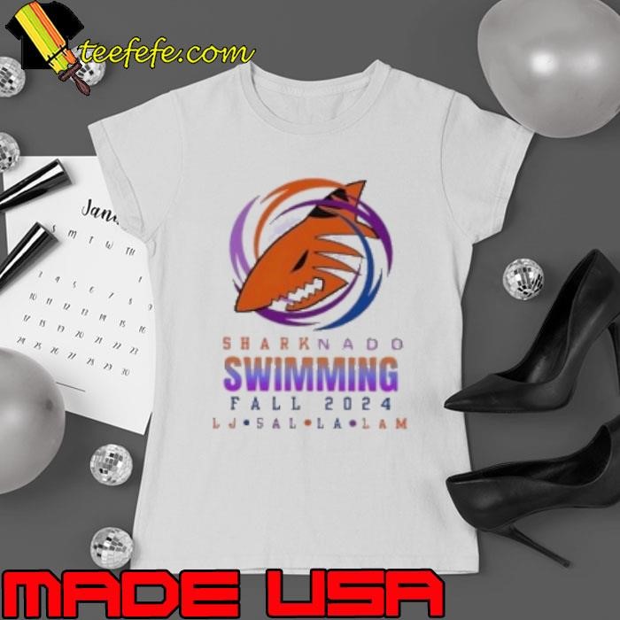 Sharknado Swimming Fall 2024 Ladies tee