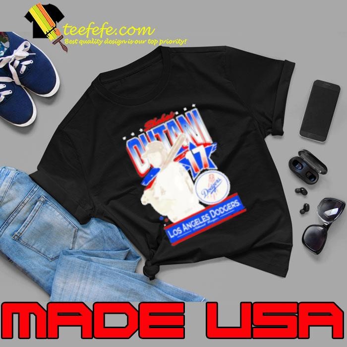 Shohei Ohtani #17 Distressed Los Angeles Dodgers National League Shirt