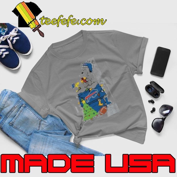 Snoopy And Woodstock Gift Buffalo Bills Football Merry Christmas 2024 shirt