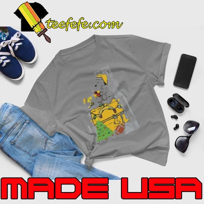 Snoopy And Woodstock Gift Los Angeles Chargers Football Merry Christmas 2024 shirt