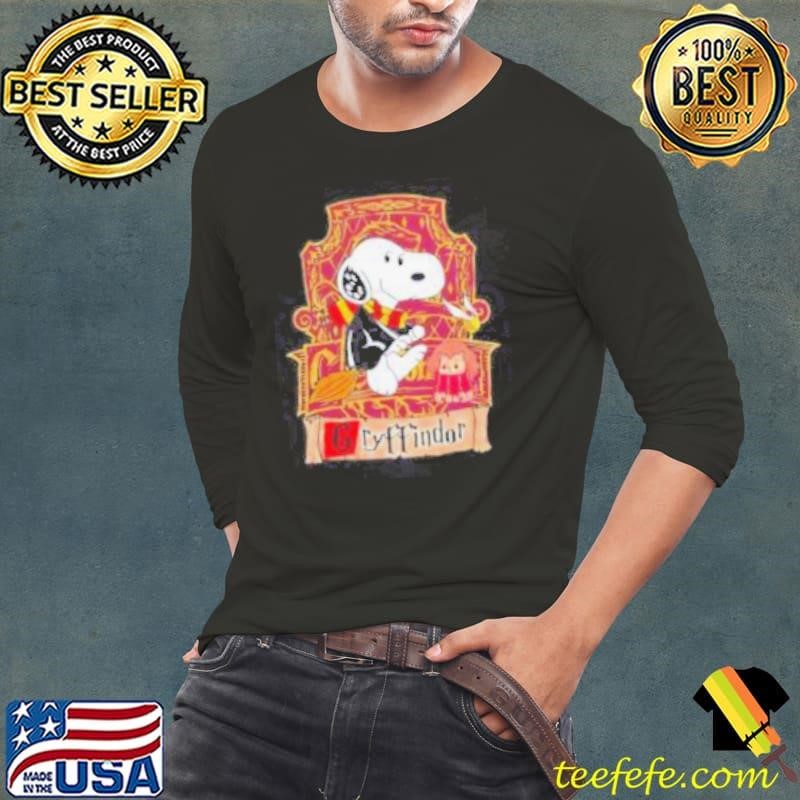 Snoopy Gryffindor Hogwarts house Harry Potter shirt