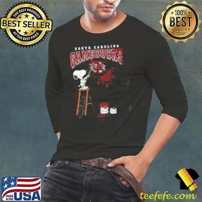 South Carolina Gamecocks Snoopy Painting Shirt