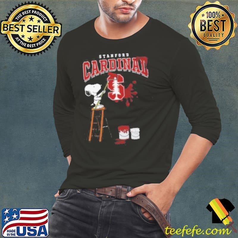 Stanford Cardinal Snoopy Painting Shirt