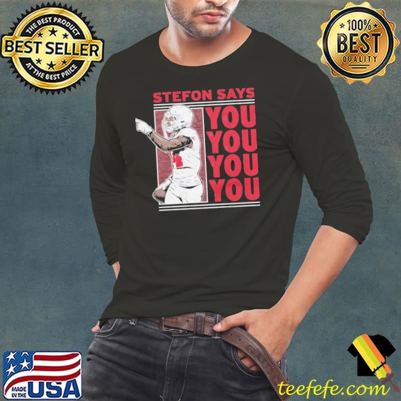 Stefon Diggs You You You You American football wide receiver Long Sleeve Tee