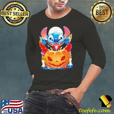 Stitch Experiment Pumpkin shirt