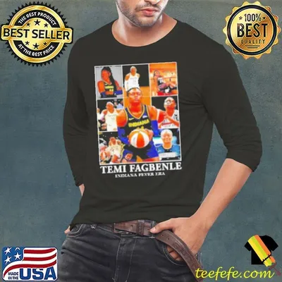 Temi Fagbenle Indiana Fever Era Women Basketball Shirt